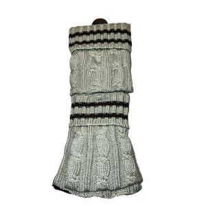 Boot cuffs/leg warmers. Gray. NWT